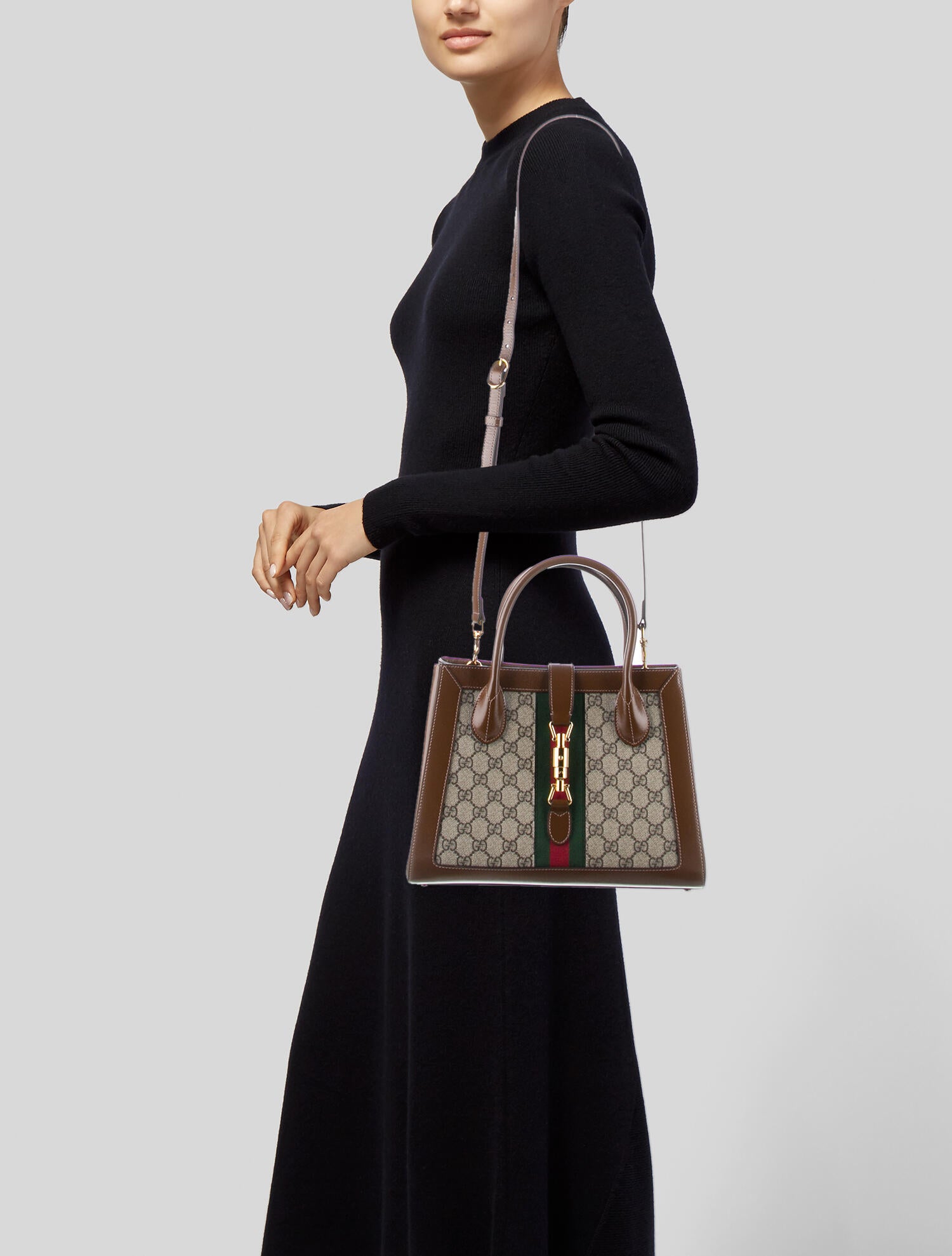 Gucci GG Supreme Medium Jackie 1961 Tote